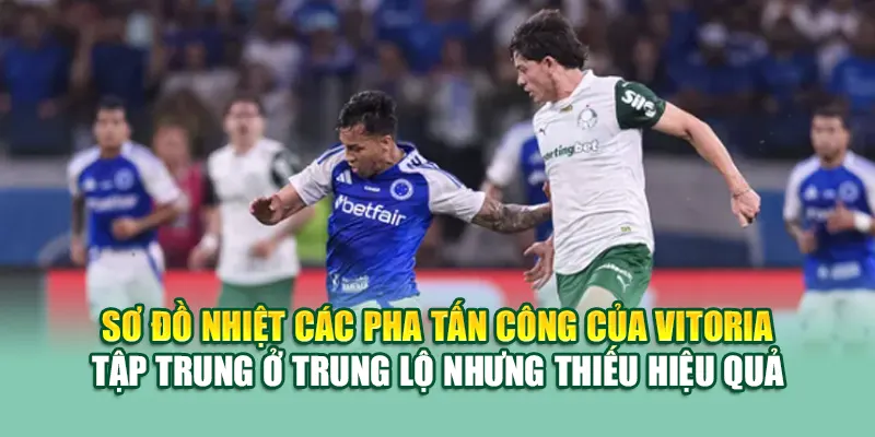 Soi Kèo Bóng Đá Vitoria Vs Cruzeiro Chuẩn Từ mpnrc.in.net 1 Sơ đồ nhiệt các pha tấn công của Vitoria – tập trung ở trung lộ nhưng thiếu hiệu quả